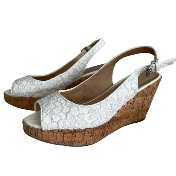 Maurices Cork-Wedged Slingbacks - Picture 2 of 3